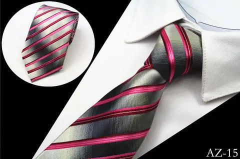 Галстук мужской Ricnais из 100% шелка, 8 см, в полоску, классический, деловой шейный галстук, галстук для свадебной вечеринки