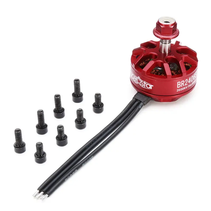 Racerstar 2406 BR2406S Green Edition 2600KV 2 4S бесщеточный двигатель для Fire X220 250 280 300 гоночный