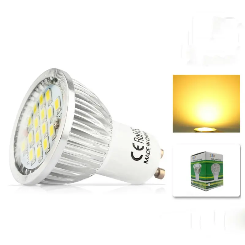 1x100% гарантия качества GU10 700lm 11W SMD 2835 16LED лампа теплый белый холодный AC 220V