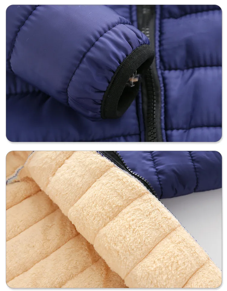 Детские зимние парки детское теплое флисовое Пальто осенние детские куртки для