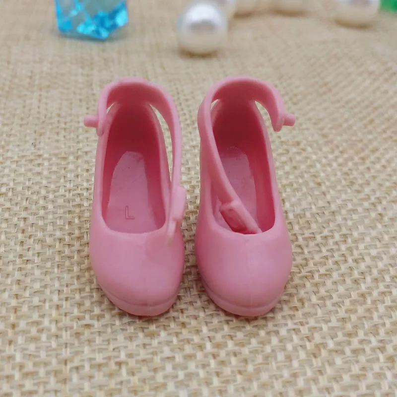 Розовые туфли на высоком каблуке для куклы блайз модная обувь кукол Licca Mini Shoes Momoko