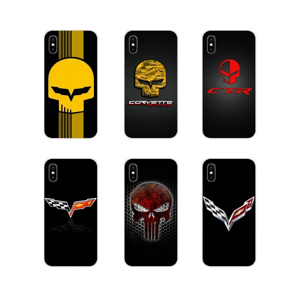 Аксессуары Чехлы для Apple iPhone X XR XS MAX 4 4S 5 5S 5C SE 6 6S 7 8 Plus ipod touch Chevrolet Corvette Racing