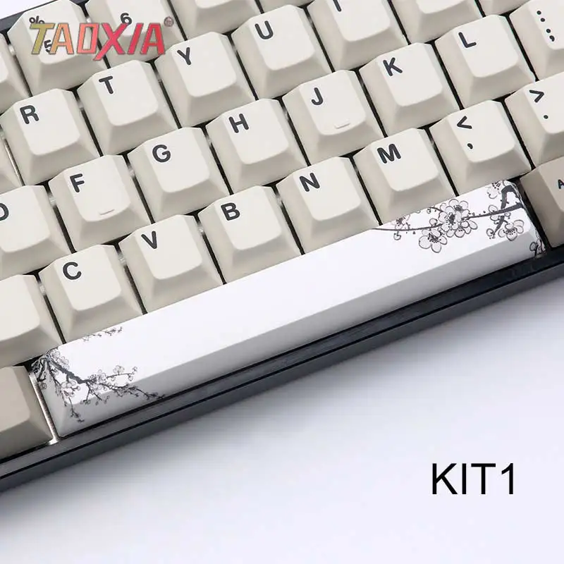 Пятисторонний сублимационный Вишневый профиль 6.25U PBT космический ключ крышка s для Cherry MX переключатели механическая клавиатура цветная клавишная крышка