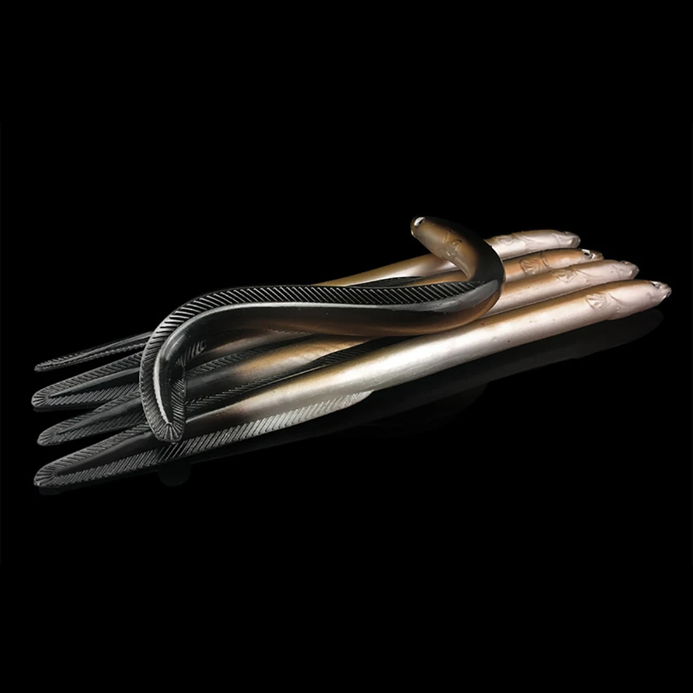 Soft Eel Fishing Lure Baits Reflective Fish Tool Outdoors Life-like Accessory | Спорт и развлечения