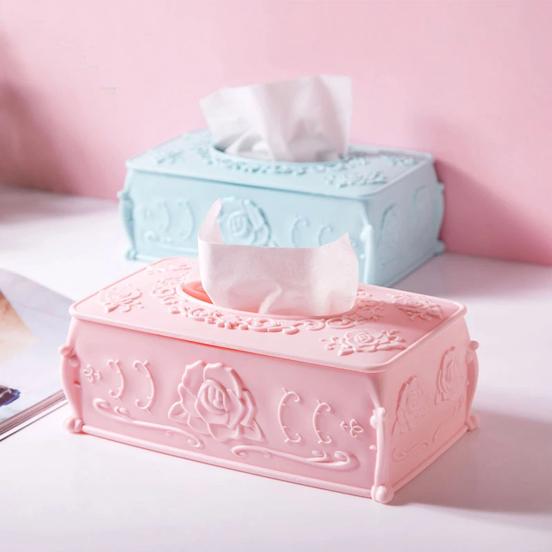 Пластиковая + деревянная бумажная коробка для салфеток держатель бумажных