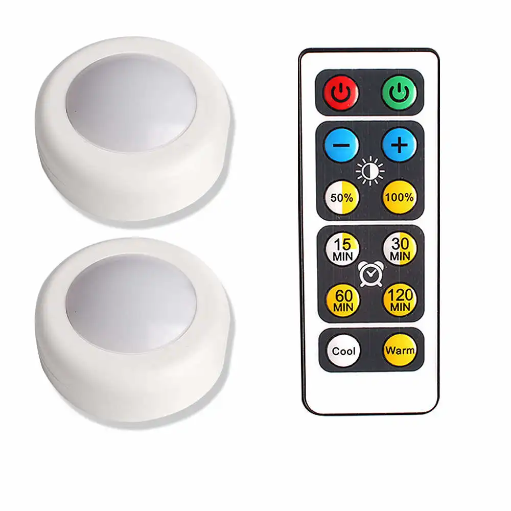 2 Lamp 1 Controller Беспроводной сенсорный Светодиодный Светильник-ночник с регулируемой яркостью, шайба для детей, детская спальня, декор для гостиной, светильник ing lampara - Испускаемый цвет: 2 Lamp 1 Controller