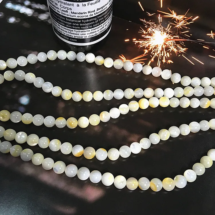 Ritoule DIY аксессуары желтый shell pearl пирсинг серьги из бисера Кулон|Ювелирная