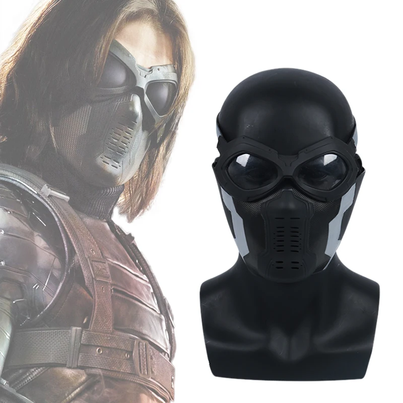 Капитан Америка 3 зимний солдат Косплей маска очки набор James Buchanan Barnes/Bucky Barnes аксессуары шлем очки