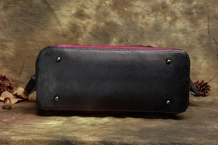 Женская сумка из натуральной кожи с панелями, ручная работа, кожаная сумка через плечо с верхней ручкой, Женская разноцветная сумка-мессенджер розового и зеленого цветов