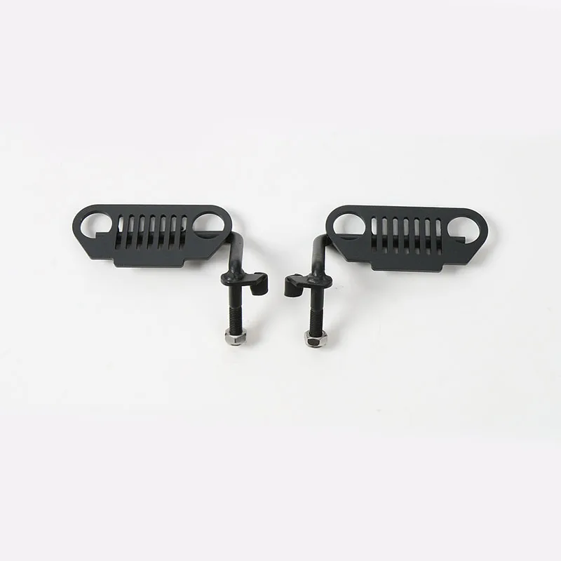 Черный центр сетка тип стальная дверь педаль 2 шт для Jeep Wrangler 2011 + шаг доска|pcs| |