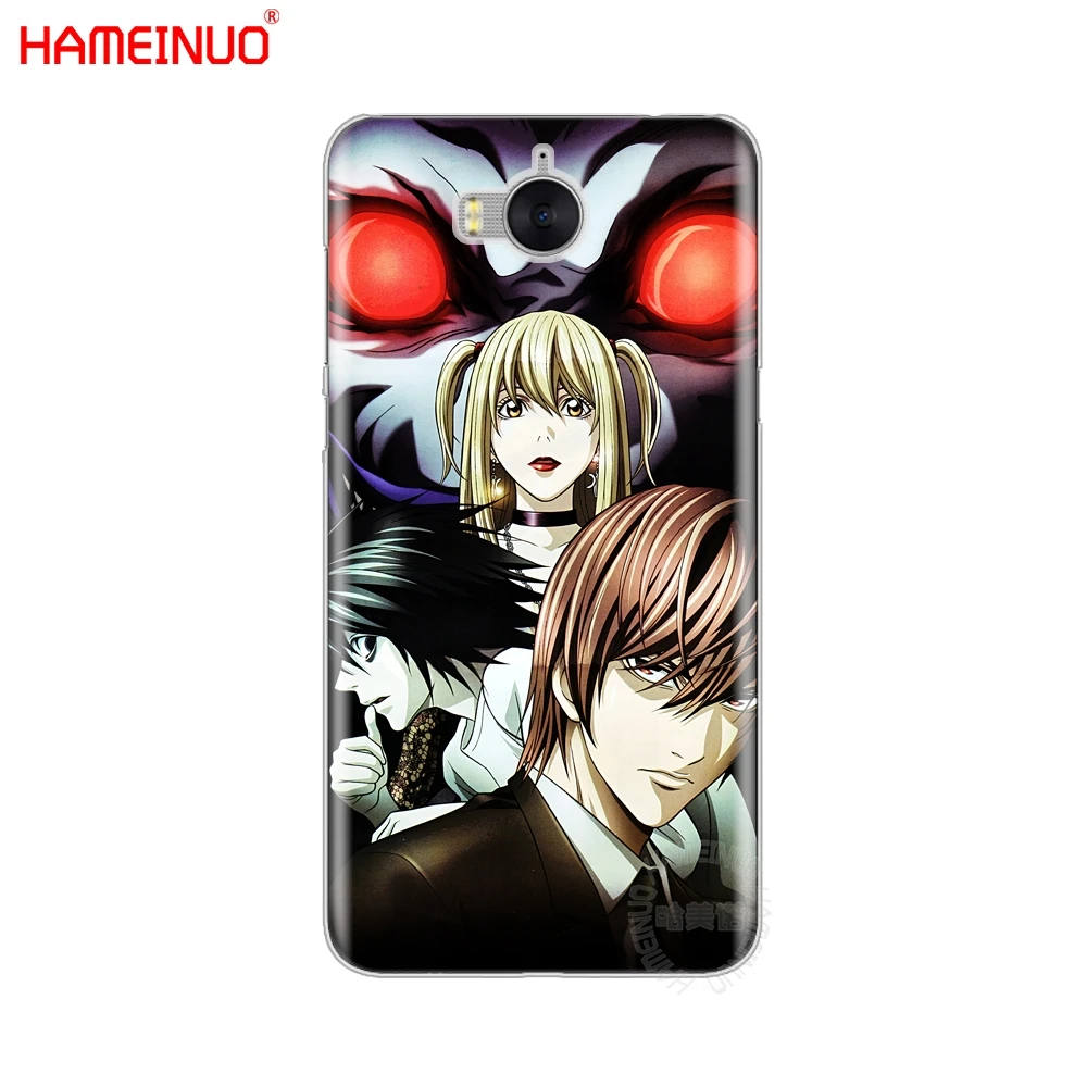 HAMEINUO чехол для сотового телефона с аниме Death Note huawei honor 3C 4X 4C 5C 5X 6 7 Y3 Y6 Y5 2 II Y560 Y7 2017 |
