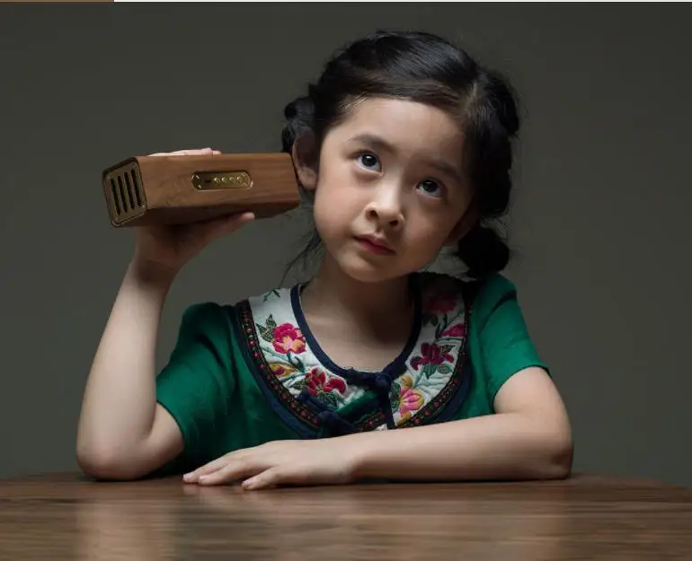xiaomi медный woodism bluetooth динамик черный орех дерево двухканальный дизайн умный дом орех Дерево двухканальный дизайн