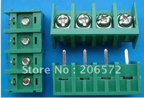 

HB9500 9,5 мм 2P 3P 4P разъемы зеленый связывающий пост 300 В/30A барьер клеммные блоки
