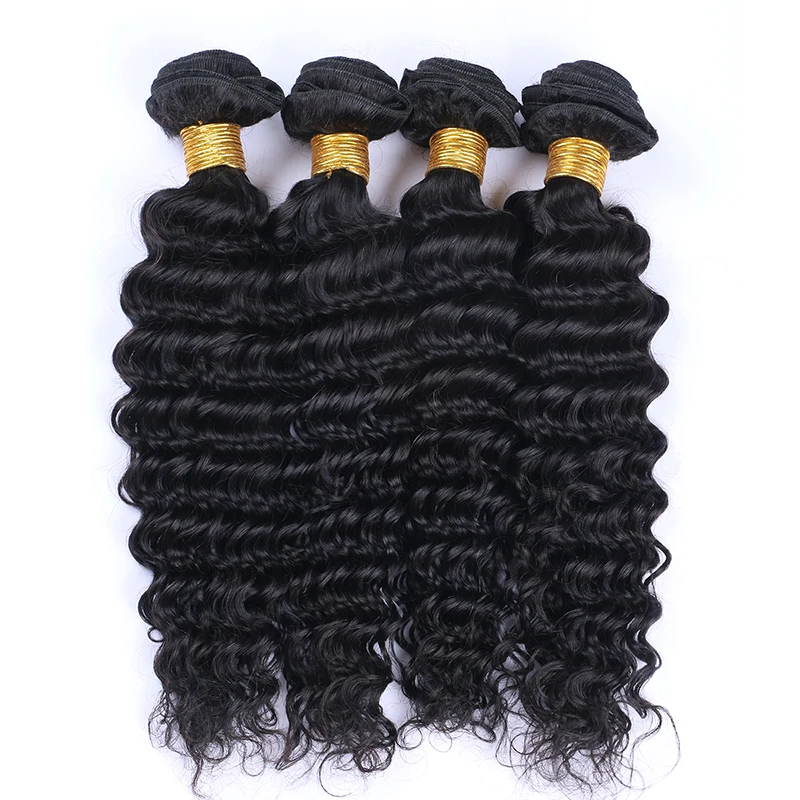 8A Brazilian Virgin Hair Bundles Human deep wave hair weave bundles 1 pc Deep Wave Rosa Products |
