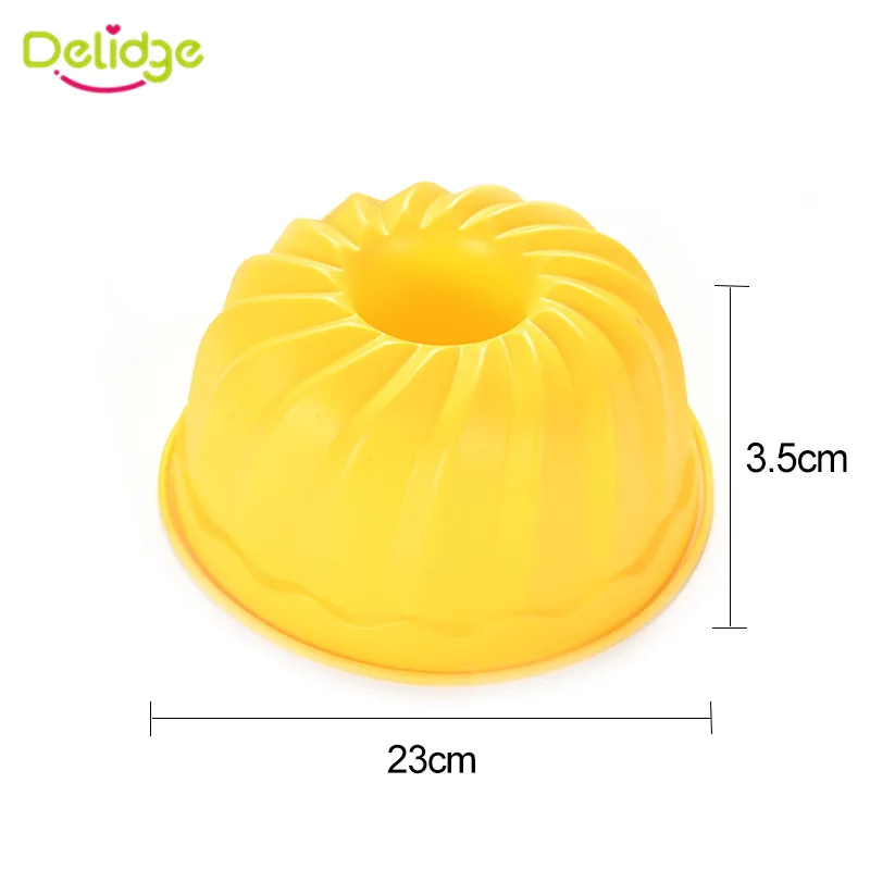 Delidge 1 шт. круглый 23*11 см силиконовая форма для торта для шоколадного мыла помадка для украшения торта DIY Инструменты для выпечки кондитерских изделий кухонные формы для выпечки