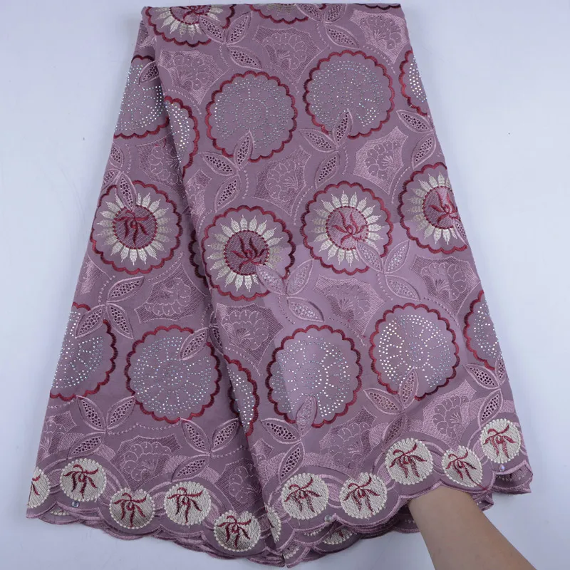 Swiss Voile Laces Switzerland Embroidery Dry Cotton Lace With Stone In For Women Dress A1538 | Дом и сад