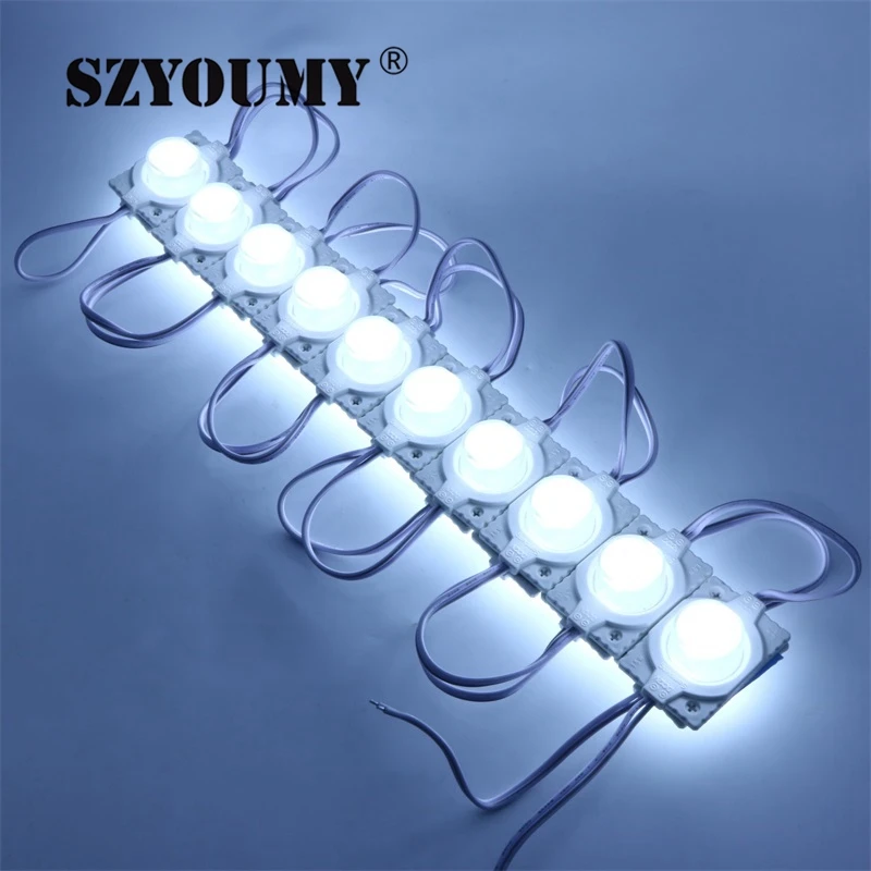 SZYOUMY высокий модуль питания Led боковое освещение 1,5 Вт 5730 SMD линзы светодиодный модуль освещение для рекламные вывески