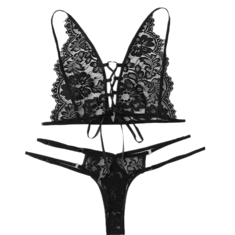 Новинка женское сексуальное нижнее белье трехточечные стринги Кружевная