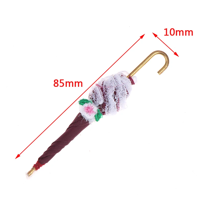 1 шт. 1/12 женский кукольный домик кружевной зонтик Миниатюрный Королевский