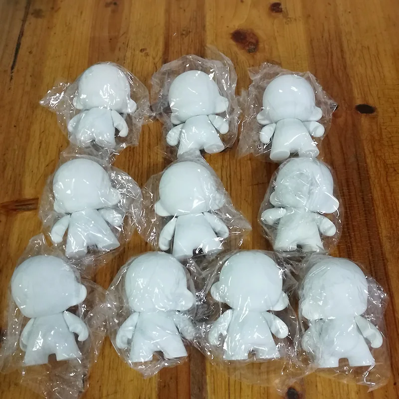 4 дюймовые куклы Kidrobot Munny Сделай Сам сделай сам, виниловый арт-фигурка игрушки с Opp сумкой 12 см Неокрашенная кукла Toy2R