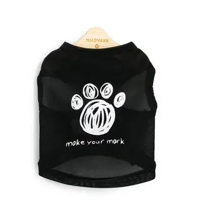 Droolingdog Одежда для животных маленькая собака футболка Щенок жилет Летняя одежда Cat