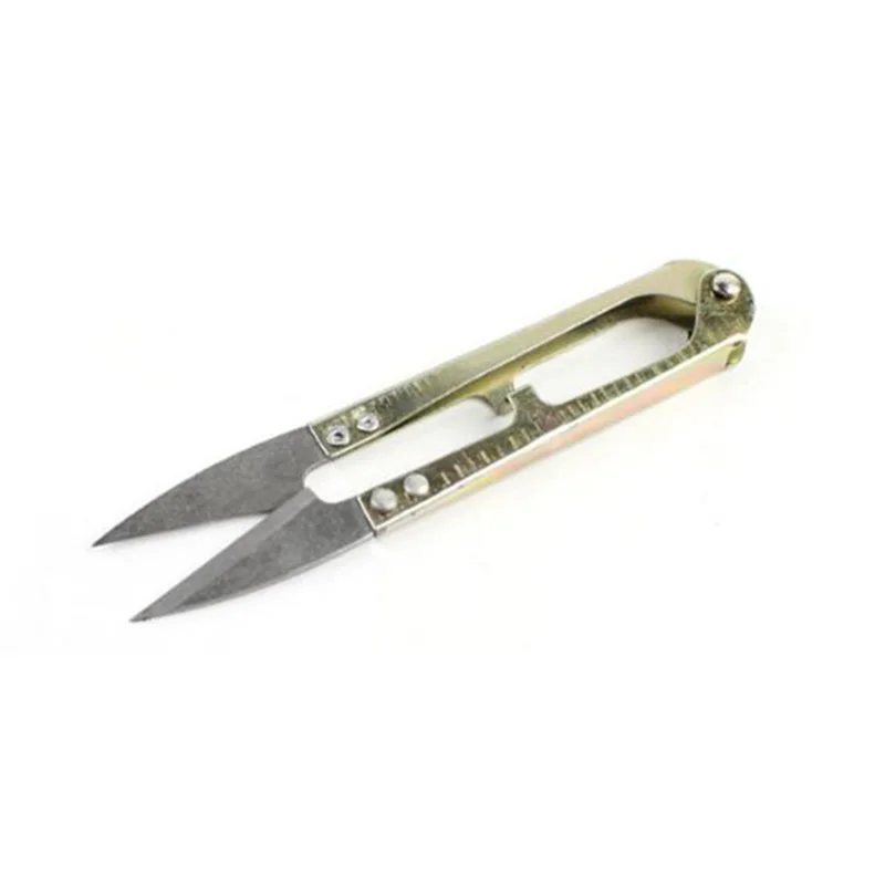 1 шт. зажим для ниток портной пряжи Пружинные ножницы стежка Резак Отделка шитья