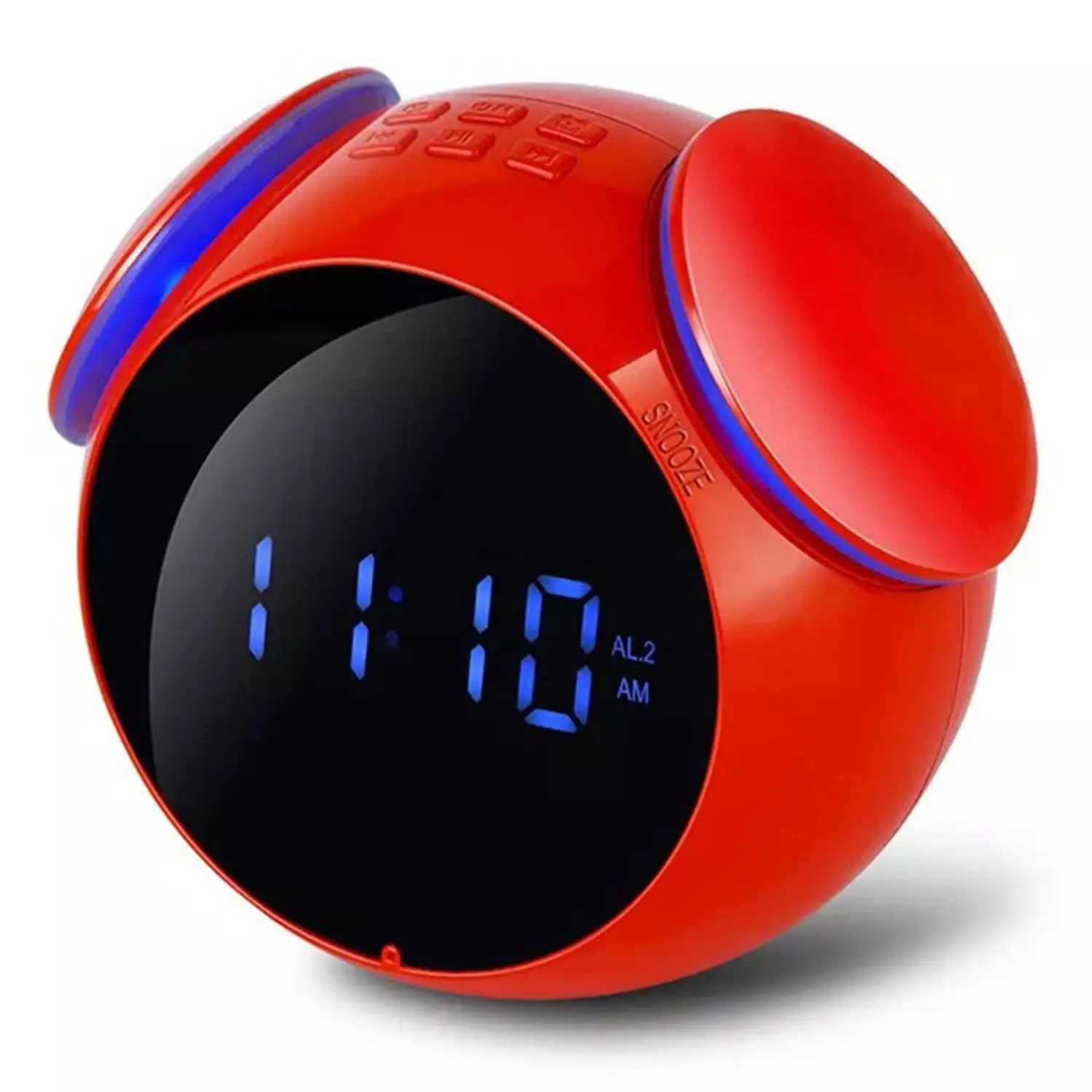 FUNN-Mini Bluetooth аудио функция колонки 4,2 протокол MP3 карты зеркало дисплей Будильник FM Радио беспроводной набор будильников