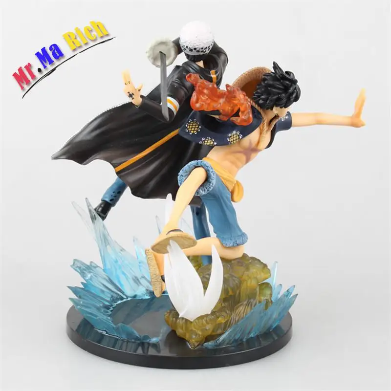 Аниме One Piece Luffy Vs Trafalgar Law 5 я годовщина ПВХ Фигурки игрушки 16 см|figuras anime|action figurepvc