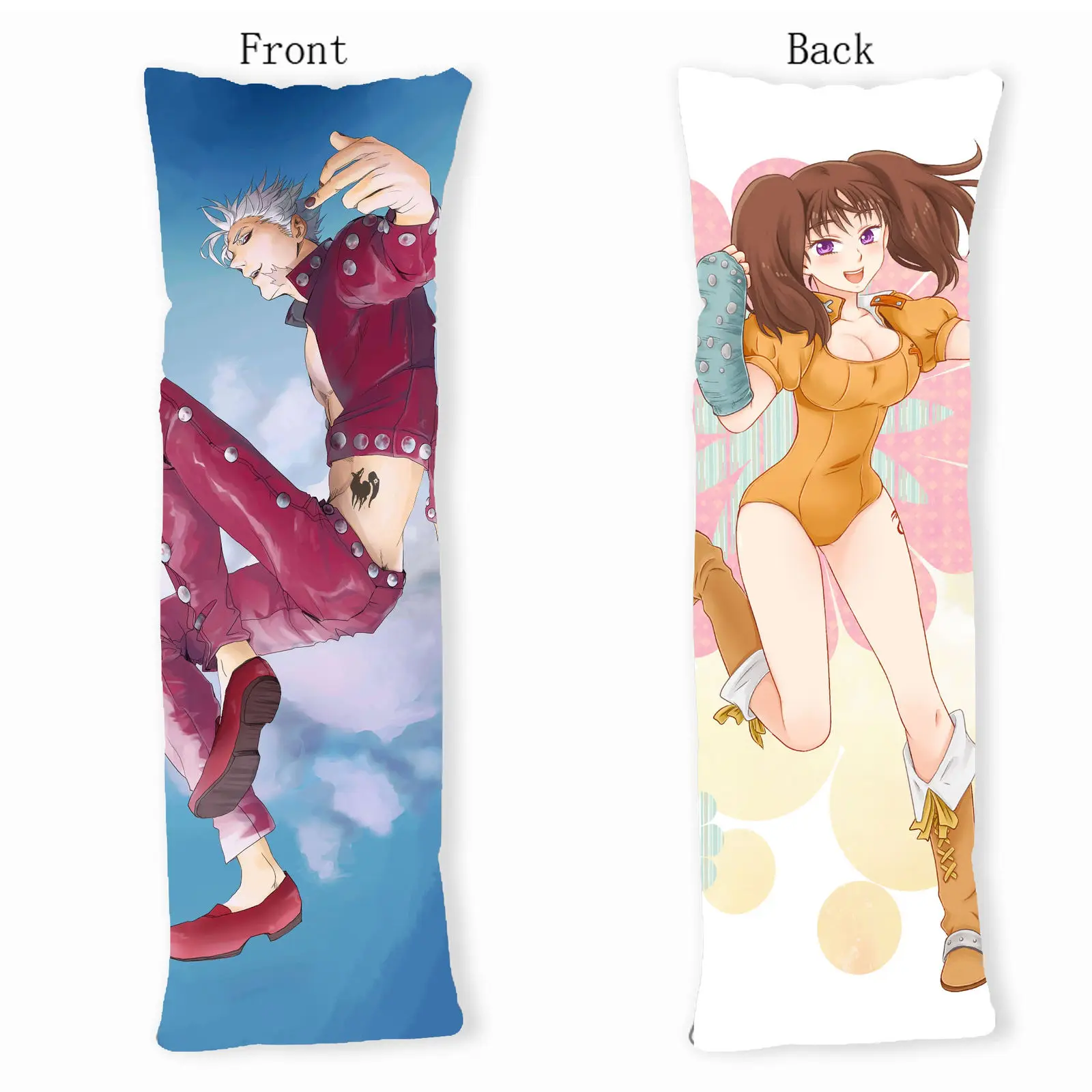 Nanatsu No Taizai The Seven Deadly Sins Dakimakura Чехол для подушки 150 см|Наволочка| |