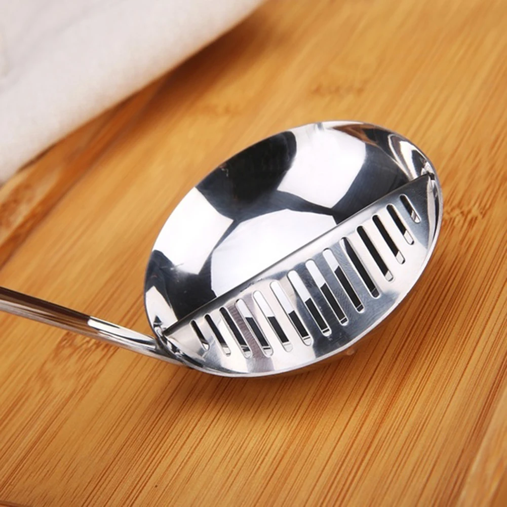 Нержавеющая сталь для кухни суповая ложка отдельно дуршлаг масло суп шумовка