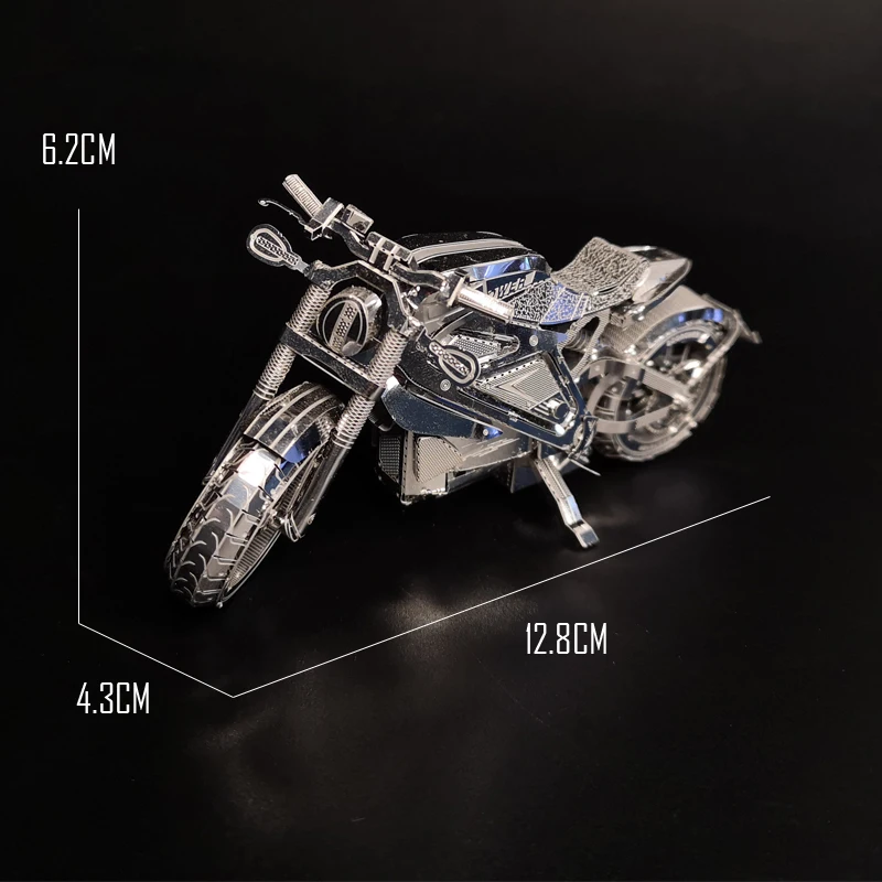NANYUAN I22203 Мститель мотоцикл коллекция уровень головоломка 3D металлическая модель сборки 1:16 2 листа Souptoys творческие подарки