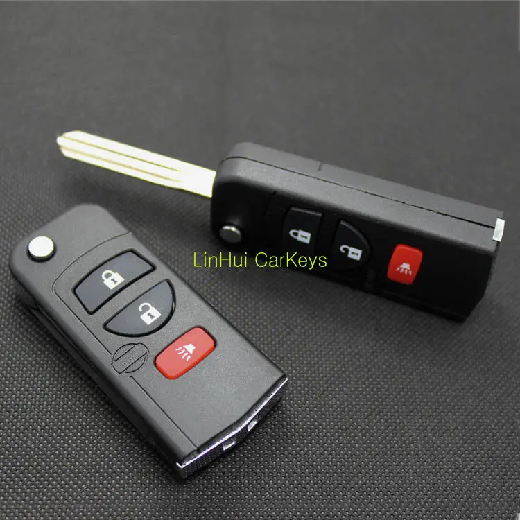PINECONE для ключа чехол NISSAN LIVINA X TRAIL GENNIS TIIDA SYLPHY 2 кнопочный дистанционный ключ