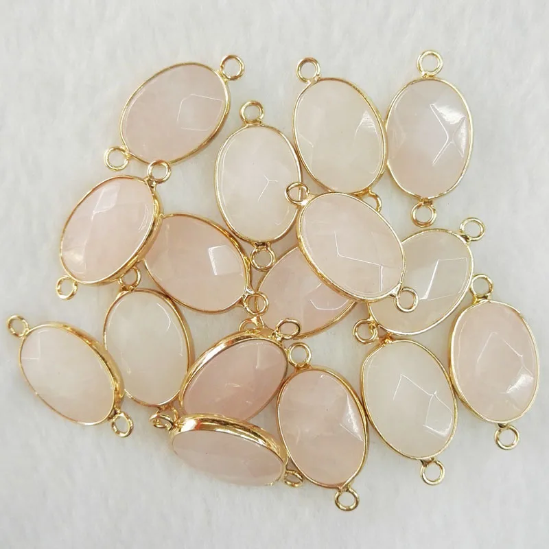 12 шт. друза из натурального розового камня для браслетов и ожерелий|quartz crystals|pendant