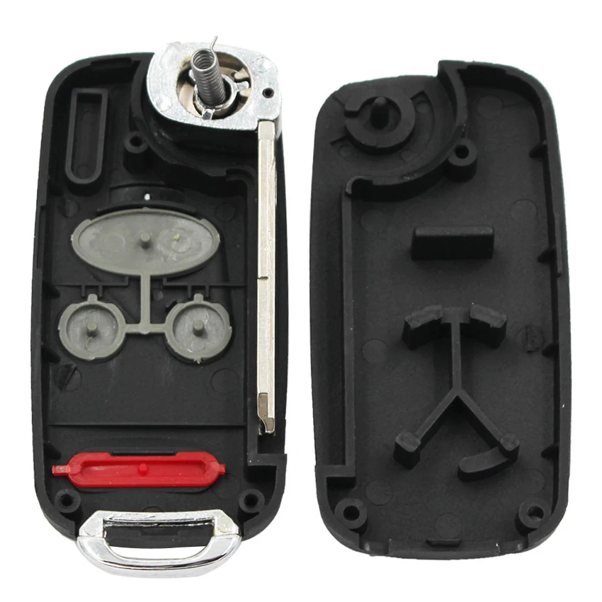 Запасная деталь KEYECU модифицированный складной чехол с 3 кнопками и 1/ 4 для Honda
