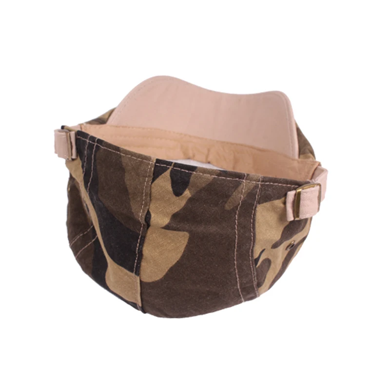 Fashion Summer Beret Caps For Men Women Camouflage Visors Sun Hat Army Flat Caps Adjustable Berets Casquette Cotton Boina Caps
