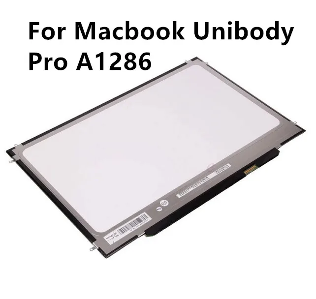 A-lcd для Apple Macbook Pro 1" A1286 ЖК-светодиодный экран глянцевый LP154WE3-TLB2 1440*900 40pin с мертвыми пикселями