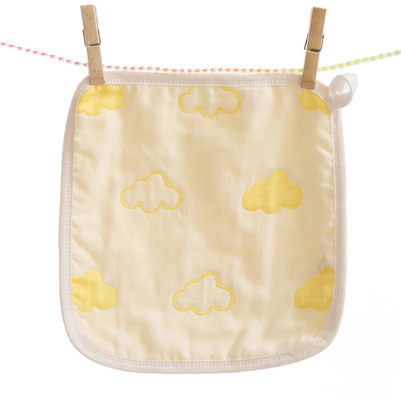 Модное хлопковое Марлевое полотенце с принтом звезд фруктов облаков короны