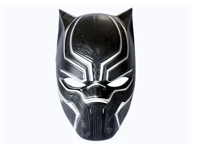 Black panther head Супергерой Хэллоуин маска для детей и взрослых Marvel Капитан Америка человек паук Халк Железный человек Бэтмен маска "Звездные войны" - Цвет: Black panther head