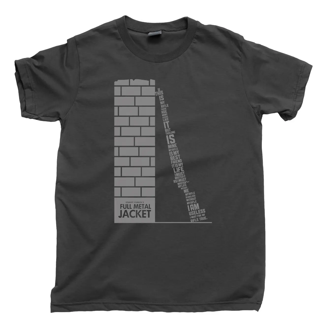 RIFLEMANS CREED футболка полная металлическая куртка Kubrick Gunny R Lee Ermey Vietnam Tee