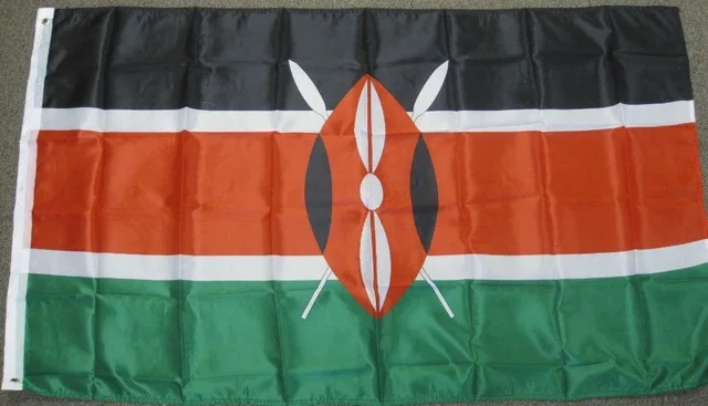 Кения флаги 3 фута x 5 футов баннер 100D полиэстер флаг|kenya flag|polyester flagflags flags |