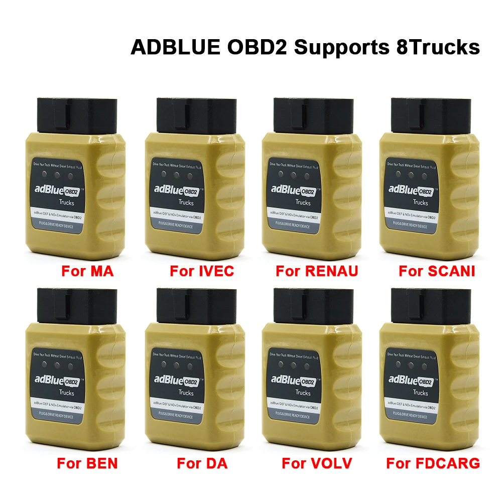 Сканер AdblueOBD2 для RE/IVECO/DAF Adblue эмулятор NOX/DEF через OBD OBD2 диагностический интерфейс