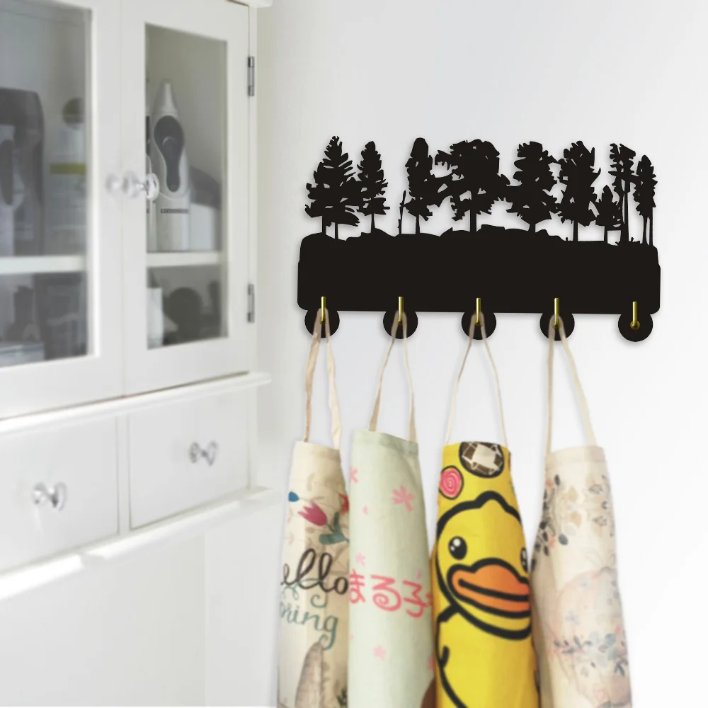 1 шт Современные настенные крючки ЛЕС ДЕРЕВЬЯ крючок деревья настенная вешалка