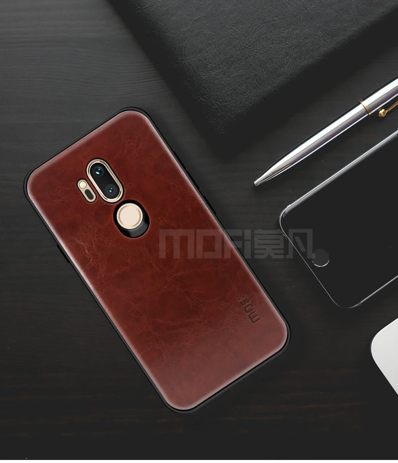 MOFi из искусственной кожи+ ТПУ+ PC чехол для LG G7 ThinQ g7 чехол для телефона s полная Защита задняя крышка для LG G 7 6," Чехол