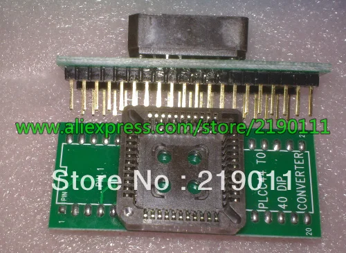 PLCC44 до DIP40 адаптер программатора EZ Socket 12299 | Электронные компоненты и