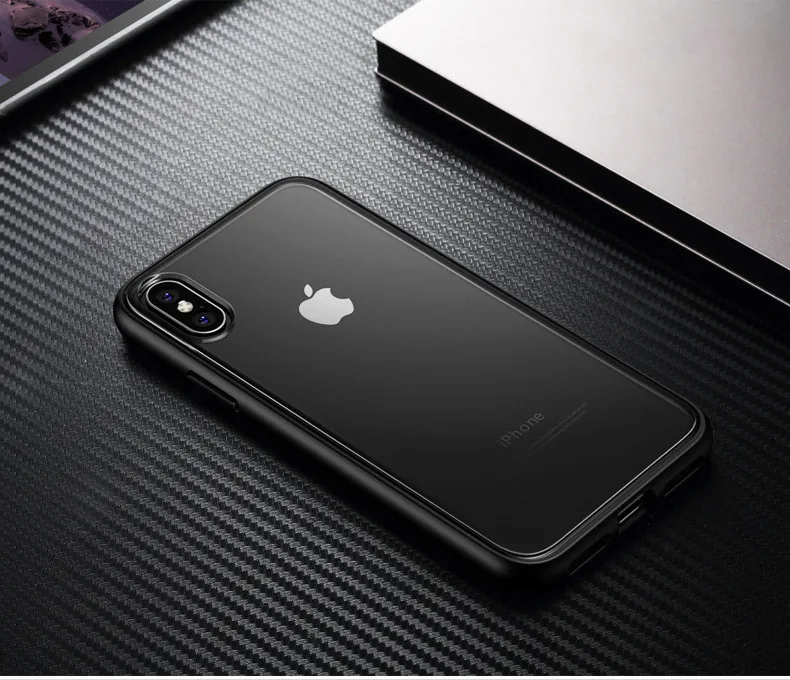 Противоударный чехол для iPhone XR, мягкий прозрачный из ТПУ, прозрачная задняя крышка для iPhone XS Max 7 8 Plus, чехол, тонкий матовый чехол