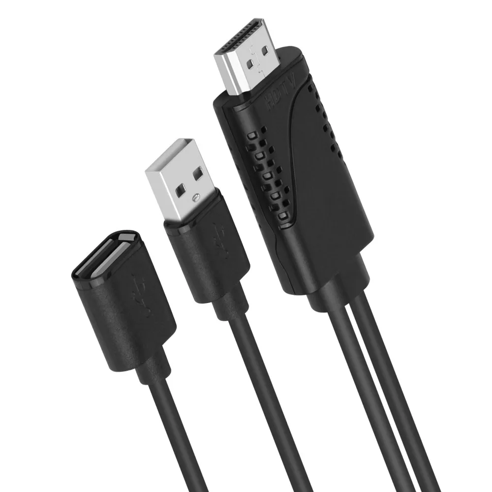 USB к HDMI 4K HD 1080P HD ТВ AV Кабель-адаптер Шнур для iPhone XS/XS MAX/XR