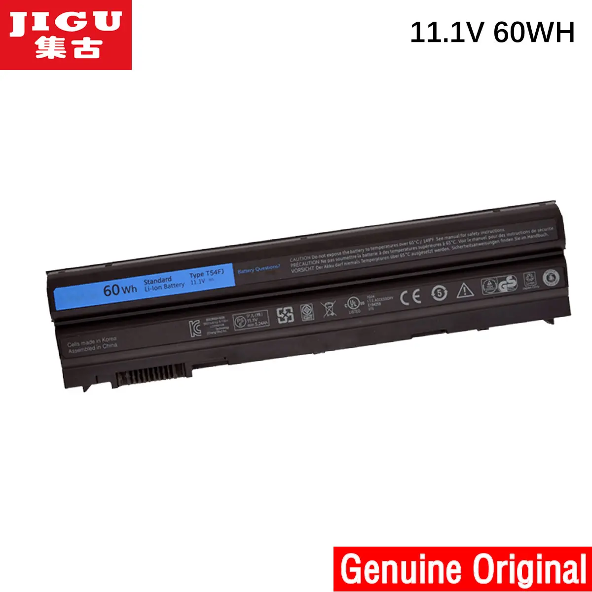 Оригинальный аккумулятор для ноутбука JIGU P9TJ0 PRRRF T54F3 T54FJ YKF0M 04NW9 05G67C 312-1163 451-11694 Dell 11 1