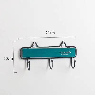 Pattern 6 Настенное крепление для ключей вешалка держатель 3 крючка цепочка для хранения ключей Органайзер Горячая ZJM9165 - Цвет: Pattern 6