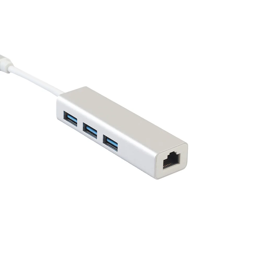 Сетевая карта Тип C до 3,0 Порты usb с RJ45 10/100/1000 Gigabit Ethernet сетевой адаптер USB-C концентратор для PC/Mac OS Поддержка Windows