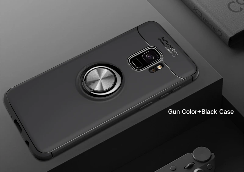 Для samsung Galaxy S9 S8 Plus Note 9 8 J3 J5 J7 PRO J2 PRIME 2 J4 J6 J8 A6 A6+ кронштейн кольцо чехол металлические магнитные